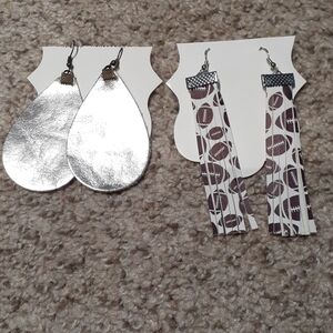 2 pairs of homemade earrings